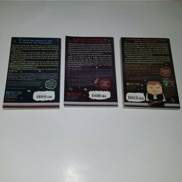 3 Origami Yoda PBK Book Lot 1 2 3 Darth Paper Strikes Back Secret Fortune Wookie - Picture 2 of 6